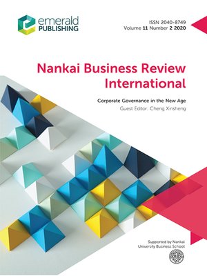 cover image of Nankai Business Review International, Volume 11, Number 2